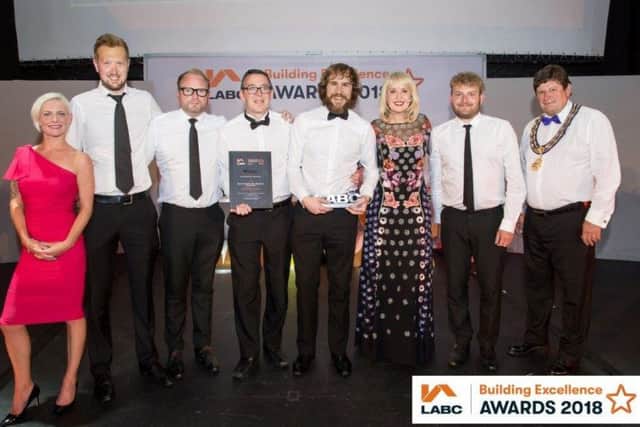 Lincs Design Consultancy: Guy Kemp (Managing Director), Andrew Clover (Director), Chris Burkitt (Director), Ricky Newton (Associate), and Dan Sharp (Associate).