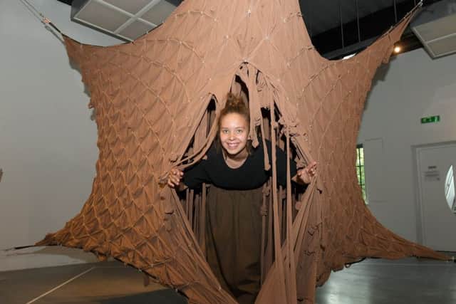 New art and architecture exhibition by NEON, at National Centre for Craft and Design. One of the artists Viliina Koivisto. EMN-180723-103414001