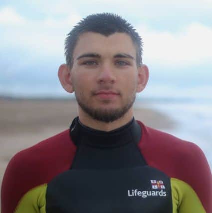 Lifesaver - Skegness Lifeguard Janusz Burda. Image: RNLI.