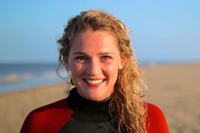 RNLI lifeguard, Laura Horsley.