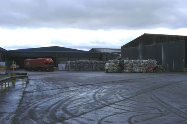 Mid Uk Recycling's Caythorpe site, which was affected by a fire overnight. EMN-180726-123318001
