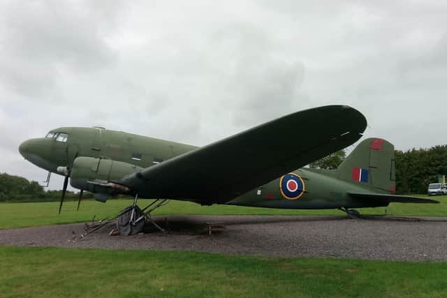 The vintage Dakota aircraft at RAF Metheringham - now will get its own hanger after a 5,000 donation by NKDC.