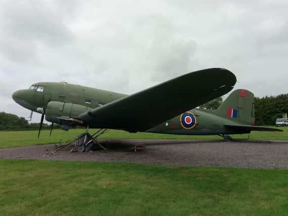 The vintage Dakota aircraft at RAF Metheringham - now will get its own hanger after a 5,000 donation by NKDC.