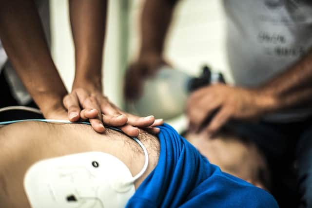 St John Ambulance gives advice on what to happen if you witness someone having a cardiac arrest. EMN-180730-101305001