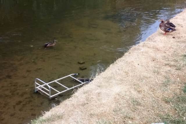 A photograph of the River Bain, in Horncastle. Picture: John Fieldhouse. EMN-180730-102846001