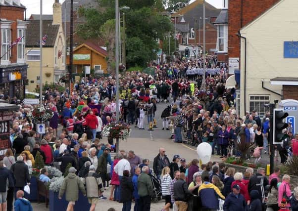 Despite the bad weather, big crowds still attended this years Sutton on Sea and Trusthorpe Carnival. Photo credit: Mablethorpe Photo Album.
