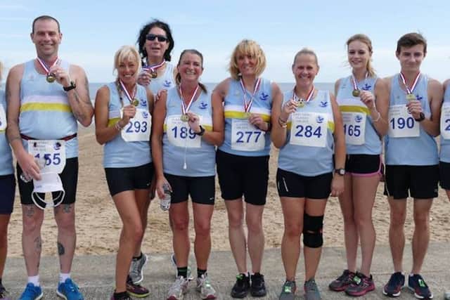 Mablethorpe Running Club members after the East Coast Classic 10k EMN-180730-150711002