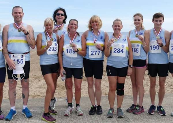 Mablethorpe Running Club members after the East Coast Classic 10k EMN-180730-150711002