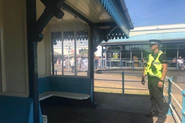 Shelters used by drug takers and drinkers - in view of CCTV cameras. ANL-180208-123110001