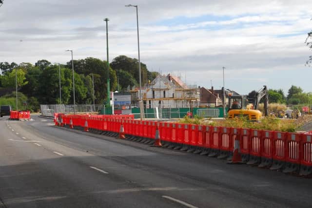 Construction work ongoing on the first few homes at access roads to the Handley Chase development. EMN-180208-152648001