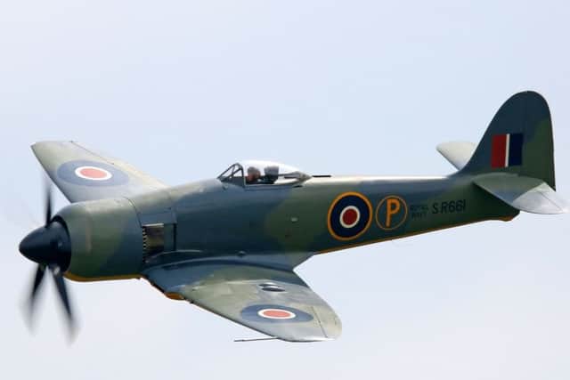 Hawker Sea Fury Mk II, one of the most powerful piston engine fighters ever produced.