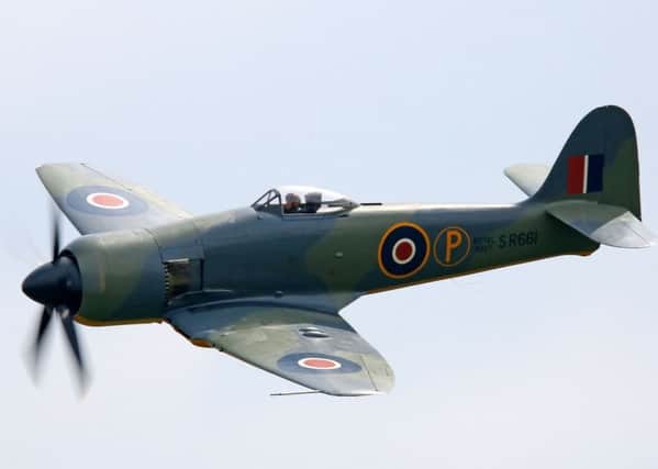 Hawker Sea Fury Mk II, one of the most powerful piston engine fighters ever produced.