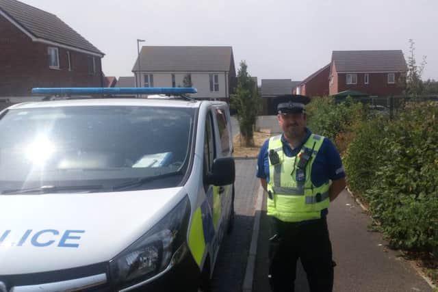 PCSO Nigel Wass from Horncastle Neighbourhood Policing Team.