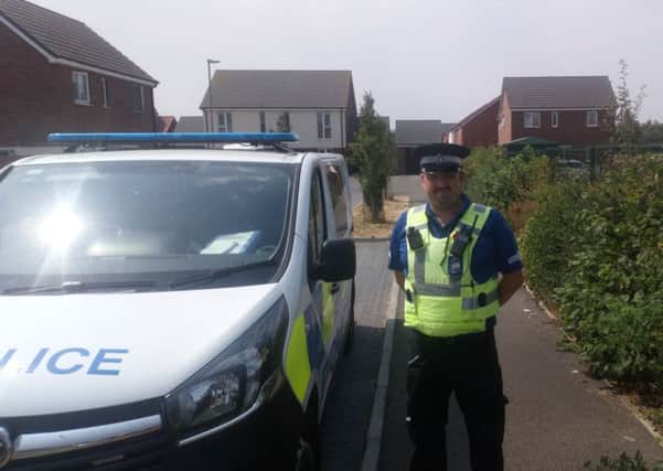 PCSO Nigel Wass from Horncastle Neighbourhood Policing Team.
