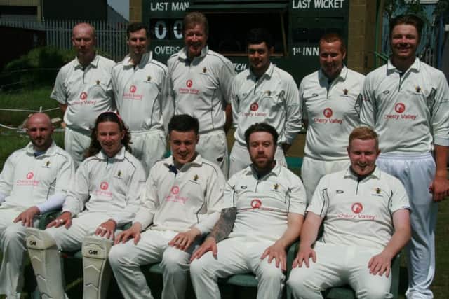 Michael Ross (back row, right) was Saturday's batting star for Caistor EMN-180708-084837002