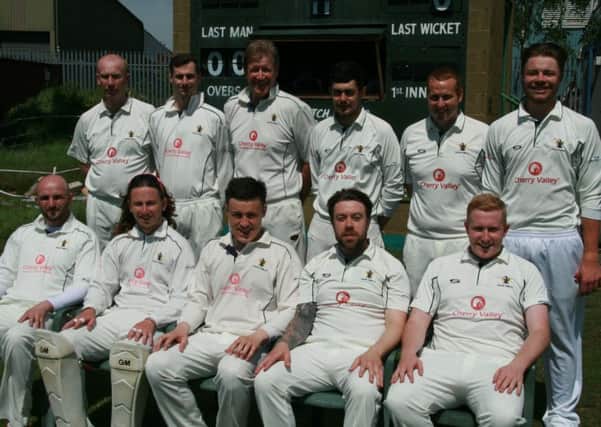 Michael Ross (back row, right) was Saturday's batting star for Caistor EMN-180708-084837002