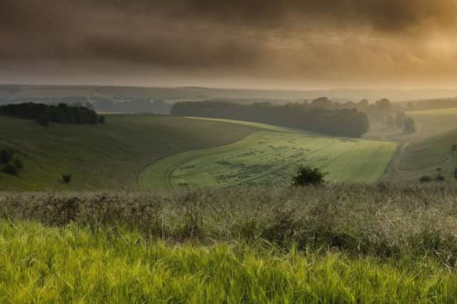 A snapshot of the Lincolnshire Wolds.