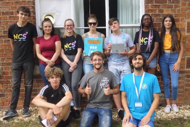 NCS teenagers have been painting, gardening and baking for the benefit of Horncastle.