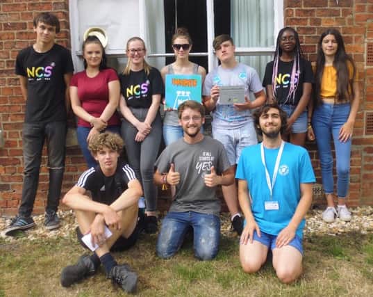 NCS teenagers have been painting, gardening and baking for the benefit of Horncastle.