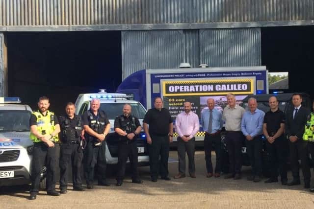 Lincolnshire Police pictured at the launch of Operation Galileo. Picture: Simon Cotton. EMN-180908-142622001