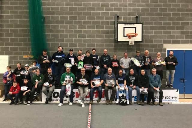 Louth Radio Control Car Club are all smiles now theyve got a permanent home at the Meridian Leisure Centre.