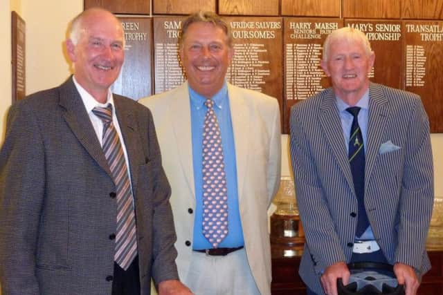 Event organiser Steve Clarke (centre) with 2016 winners John Hood (left) and John Teanby EMN-180814-092959002