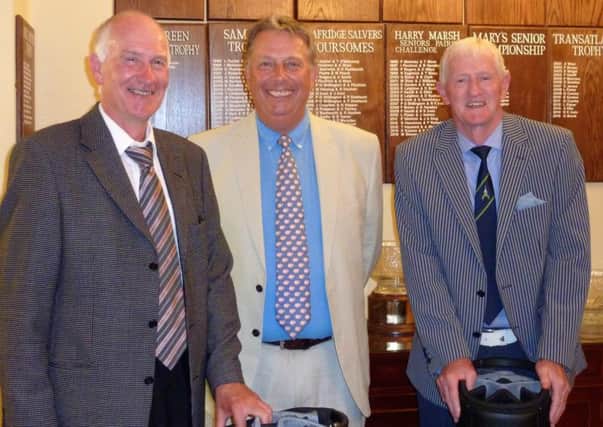 Event organiser Steve Clarke (centre) with 2016 winners John Hood (left) and John Teanby EMN-180814-092959002