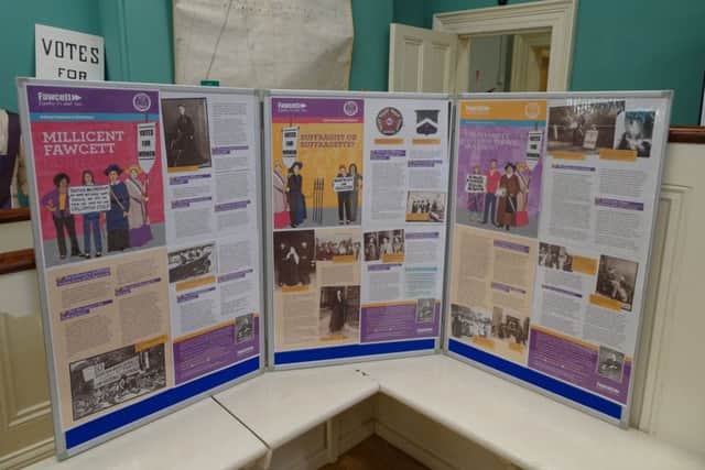 Anne Bridger event in the Old Police Station as part of the Wolds Women of influence exhibition EMN-180813-123504001