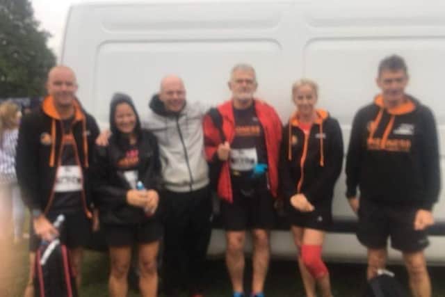SADRC runners at the Newark Half Marathon. 4OIn404CBrxWfqD3TnFE