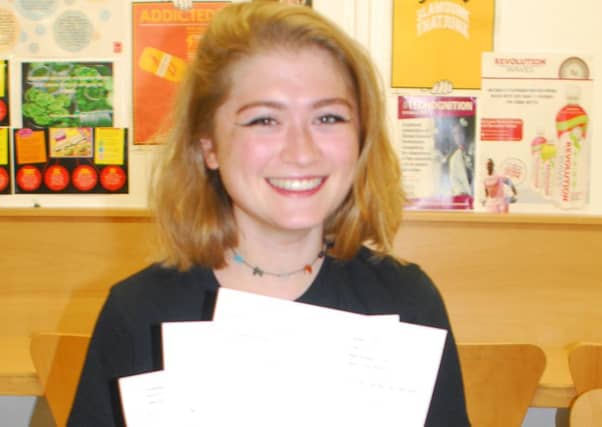 Elizabeth Disdel of Sleaford got 3 As and 2 B to get into Warwick University to study Global Sustainable Development. The Kesteven and Sleaford High School student wants to have a career in government. EMN-180816-102519001