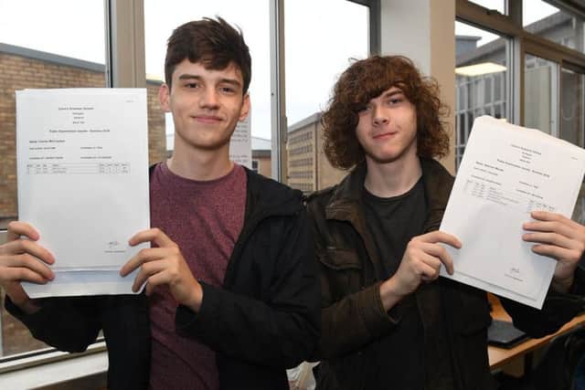 Carres Grammar School. L-R Connor McCracken 18 and Joshua Barnes 18. EMN-180816-122612001