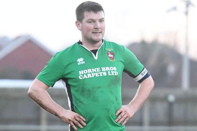 Sleaford Town striker Michael Hayden made it six goals in as many games this season EMN-180820-154951002