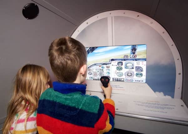 A flight simulator at Cranwell Aviation Heritage Museum. Picture: Mark Suffild. EMN-180820-162626001