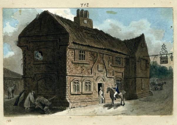 The 16th century Old King's Head pub in Kirton.