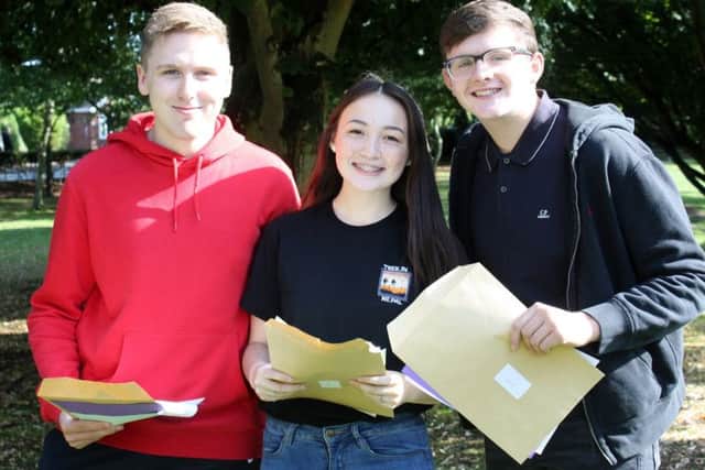 QEGS Alford: Alfie Muggeson, CharlizÃ©-Li Clark and Alfie Hobbins.