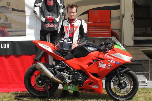 Mike Large-Taylor one day aims to emulate his heroes by racing at the Isle of Man TT EMN-180823-132102002