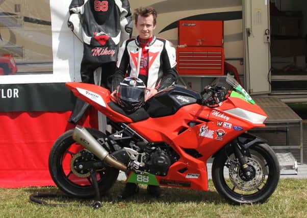 Mike Large-Taylor one day aims to emulate his heroes by racing at the Isle of Man TT EMN-180823-132102002
