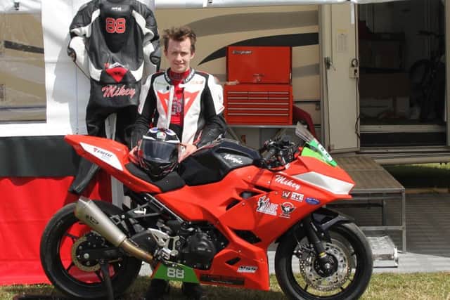 Mike Large-Taylor one day aims to emulate his heroes by racing at the Isle of Man TT EMN-180823-132102002