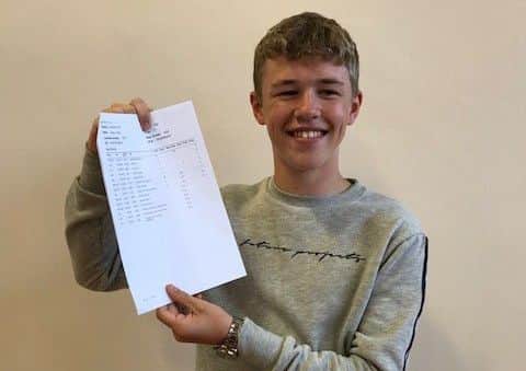 Dylan Smith was the highest achiever at Cordeaux Academy.