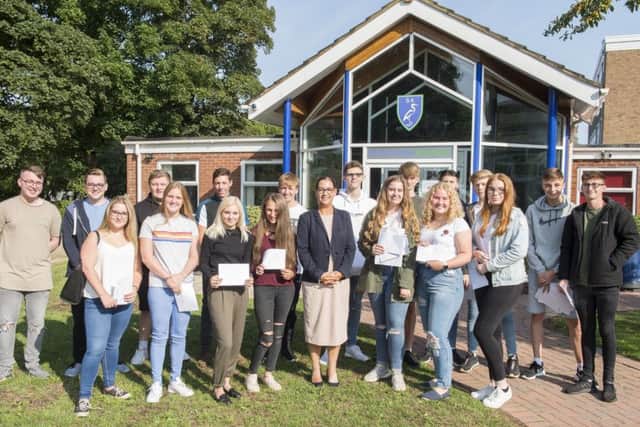 Somercotes Academy GCSE Results Day.
