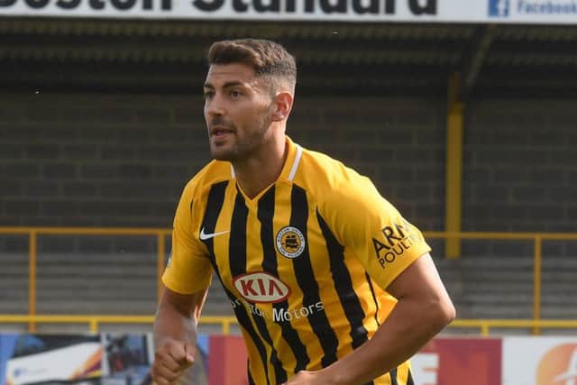 Jonny Margetts went close for United.