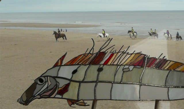 The new North Sea Observatory at Chapel Point is hosting its first art exhibition - #200Fish . ANL-180828-081728001