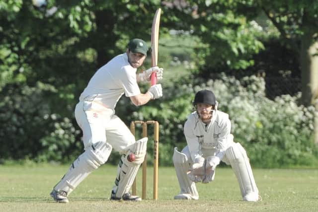 Neil Davies anchored the Rasen innings with a half-century EMN-180828-095250002