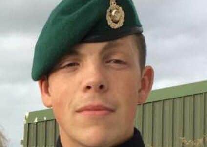 Royal Marine James Holloway, formerly of Billingborough. EMN-180828-111922001