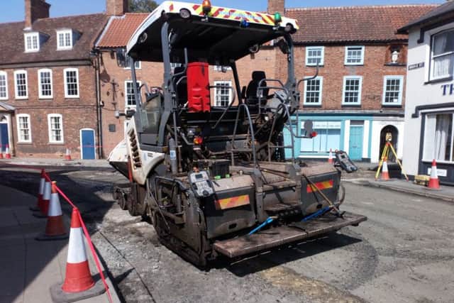Contractors say that work on West Street is running to schedule. Picture taken by Content Editor John Fieldhouse.