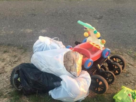 Fly-tipping in Frampton that was exposed on social media