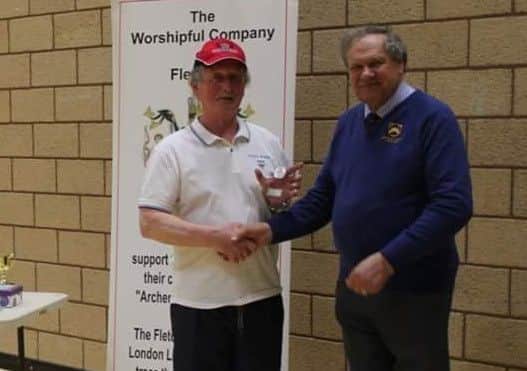 Visually impaired archer Pete Shaw warmed up for the British championships with another class win at Washingborough EMN-180831-093945002