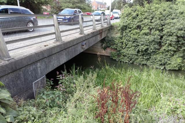 No bats here: The bridge over the River Bain in Horncastle