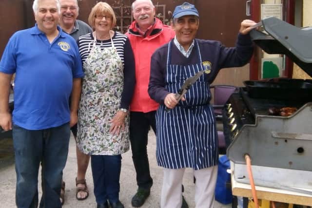 Members of Coningsby & Tattershall Lions who manned the barbecue EMN-180509-164254001