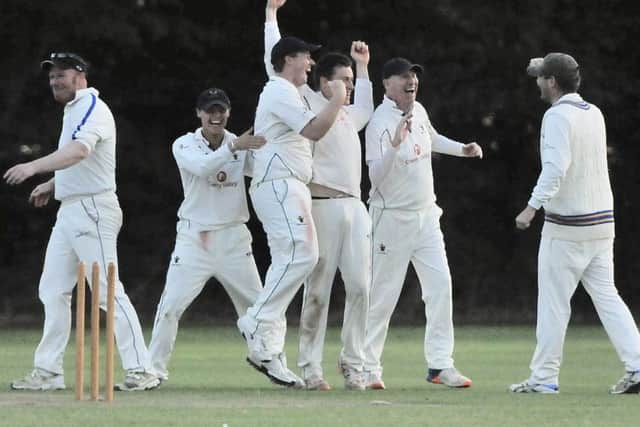 Caistor celebrate a narrow victory in their top-of-the-table clash with Nettleham EMN-180309-174515002